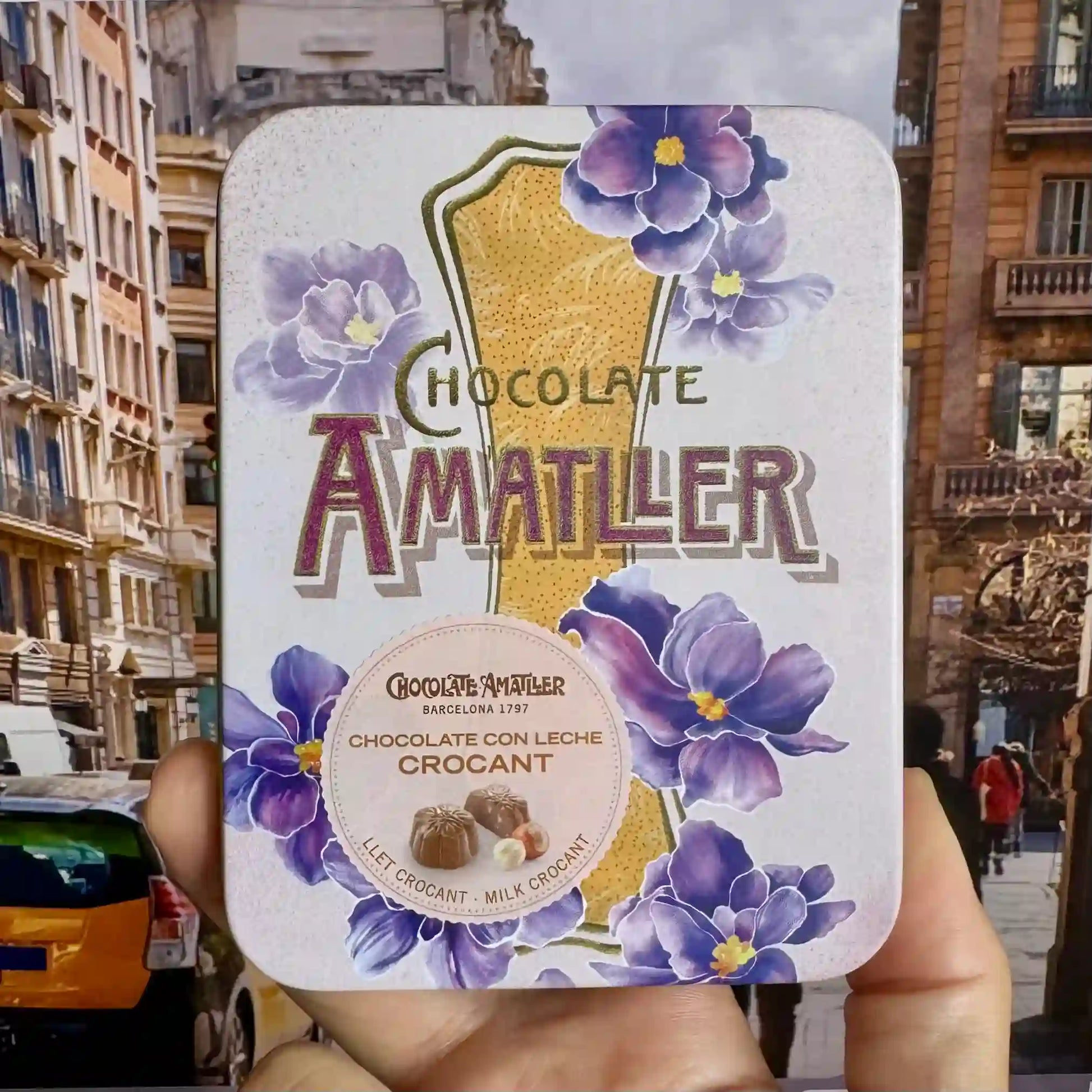 Bonbons box chocolate Amatller Barcelona