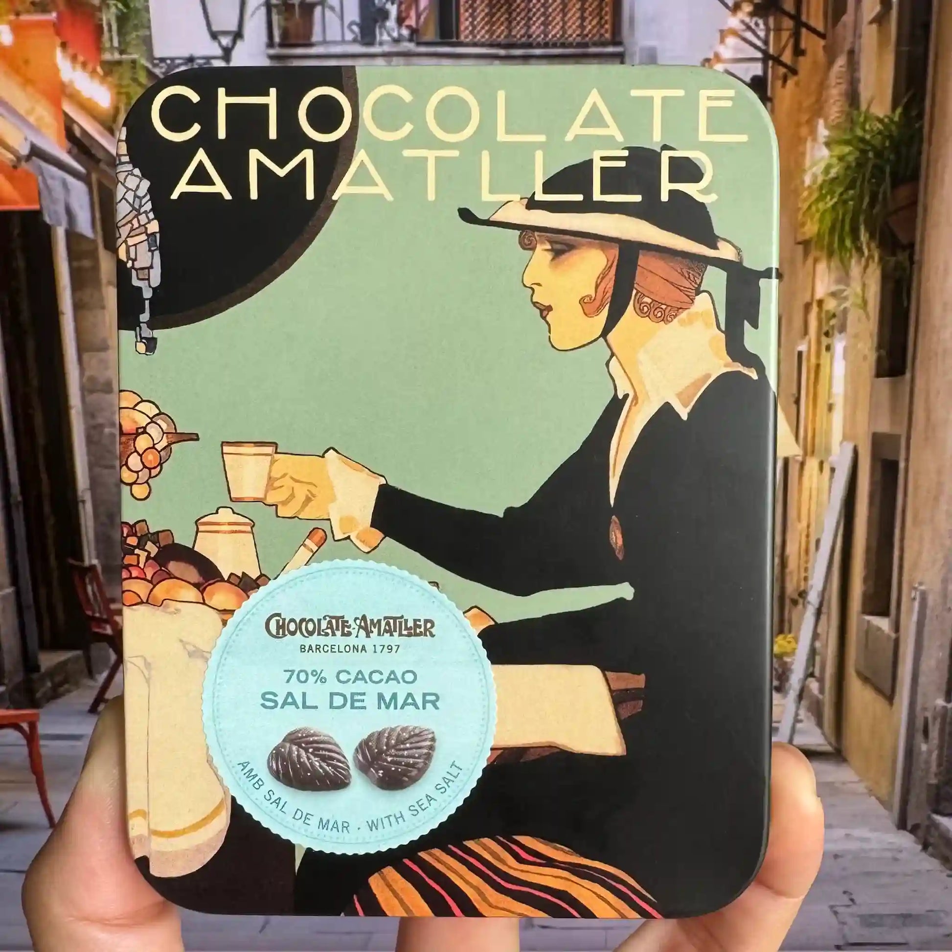 Dark Chocolate Leaves Amatller Barcelona