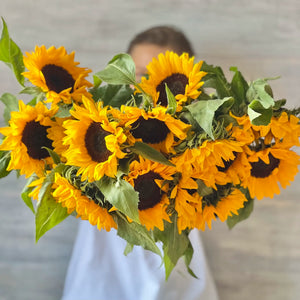 Sunflowers bouquets delivered in Barcelona